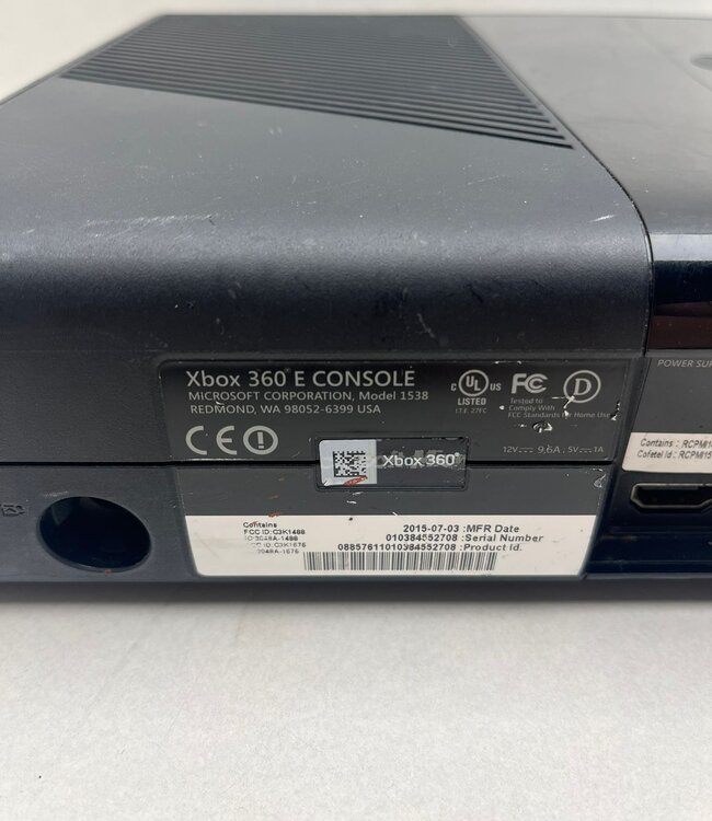 Microsoft Xbox 360 E Losse Console Origineel Zwart