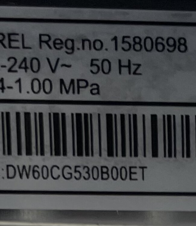 Samsung Lage Inbouw Vaatwasser (DW60CG530B00ET)