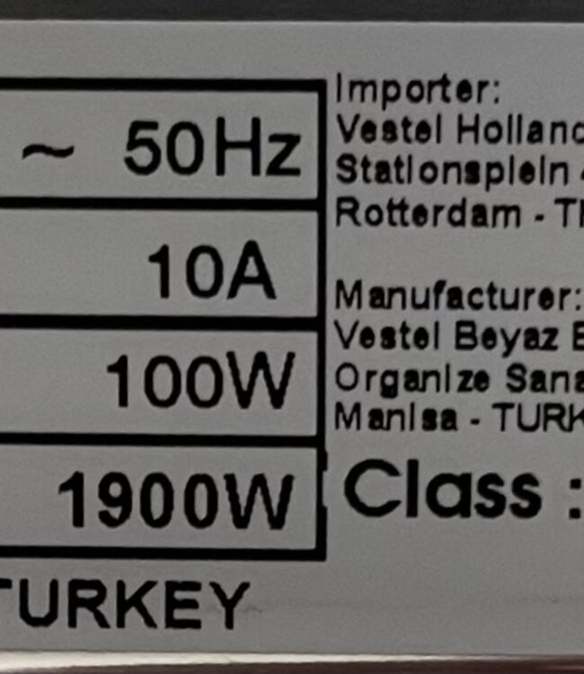 Sharp Vrijstaande Vaatwasser (QW-NA25F44BI-EU)