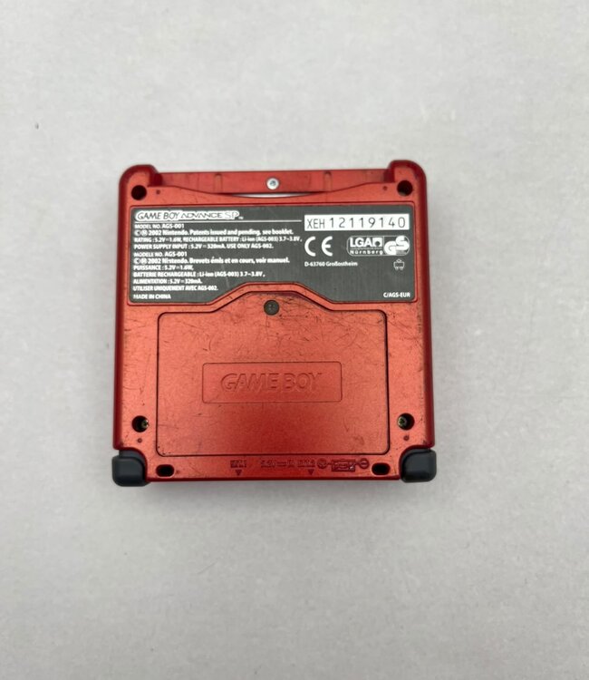 Nintendo Gameboy Advance SP Rood Origineel