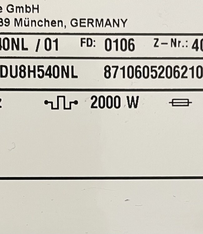 Bosch Serie 6 Was-droogcombinatie (WDU8H540NL) 10/6 kg