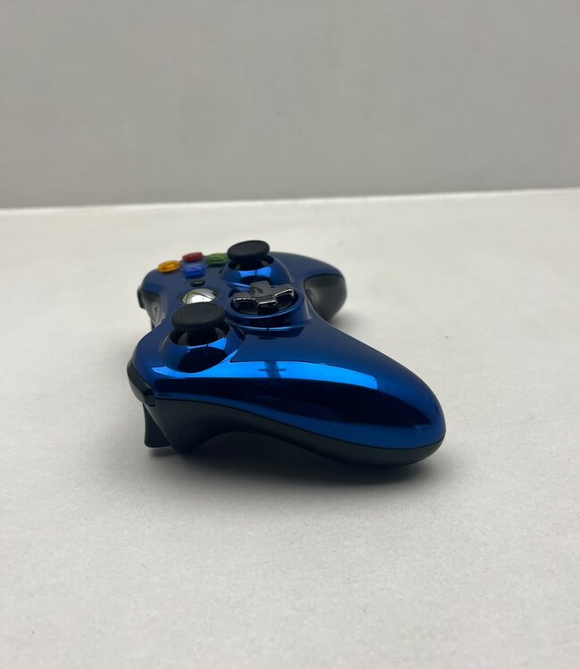 Xbox 360 Controller Origineel Chroom Blauw Model 1403