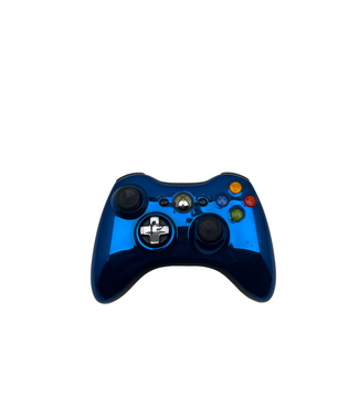 Microsoft Xbox 360 Controller Origineel Chroom Blauw Model 1403