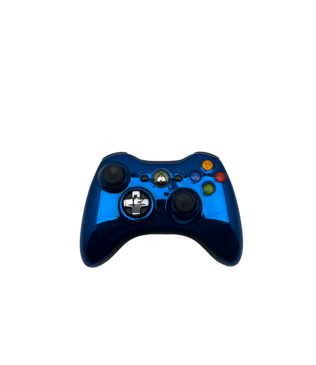 Xbox 360 Controller Origineel Chroom Blauw Model 1403