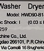 Haier Was-Droogcombinatie (HWD90-B14939) 9/6 kg