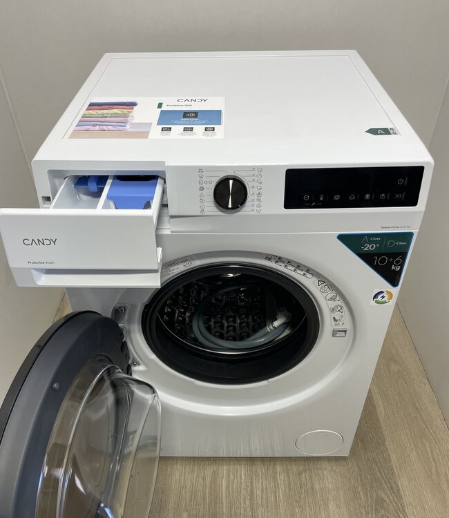 Candy ProWash & Dry 300 Was-Droogcombinatie (GWD 4106B8-S) 10/6 kg