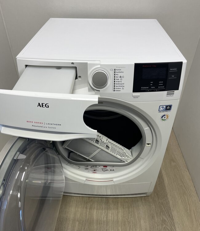 AEG Warmtepompdroger 8000 Series (T8DB84GW) 8 kg