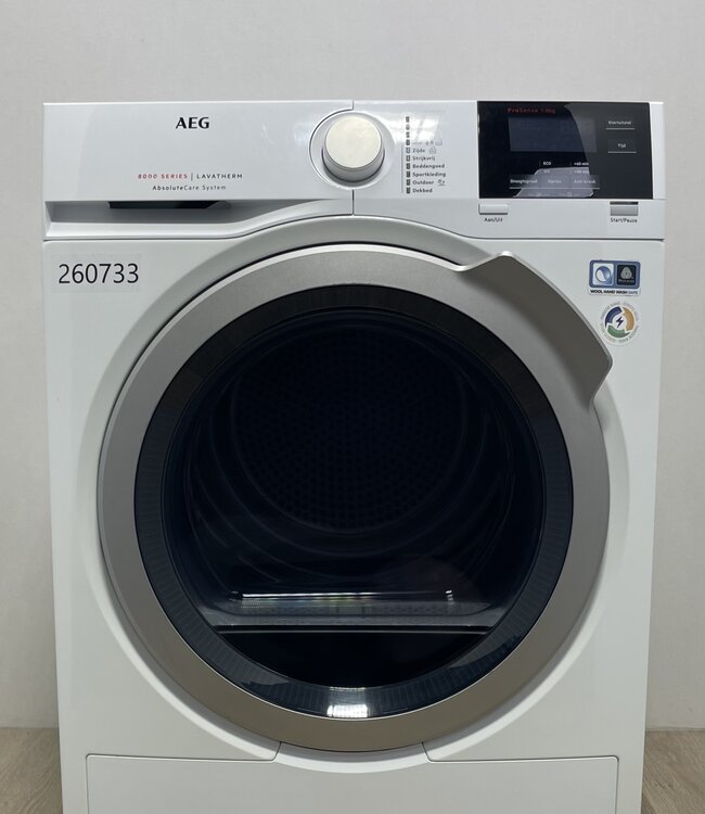 AEG Warmtepompdroger 8000 Series (T8DB84GW) 8 kg
