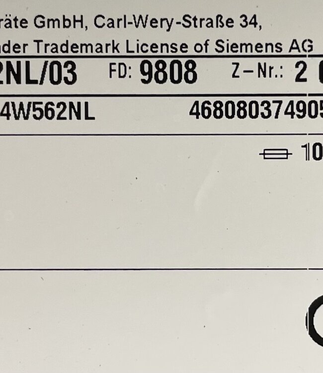 Siemens IQ700 Warmtepompdroger (WT44W562NL) 9 kg