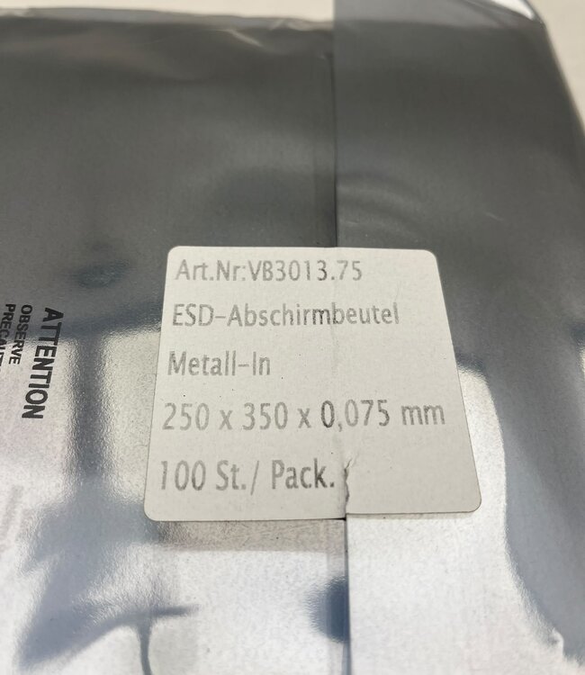ESD Antistatische zakken 250 x 350 mm (100 stuks)