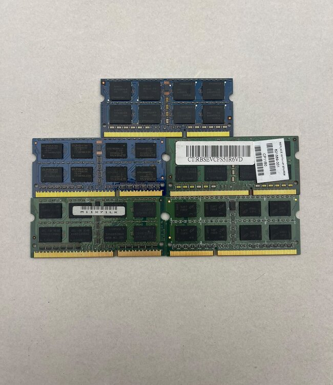 4GB | 2Rx8 PC3-10600S |1333 MHz | Laptop RAM geheugen