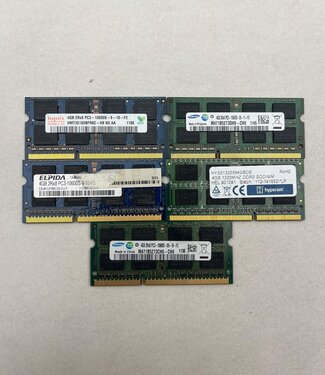 4GB | 2Rx8 PC3-10600S |1333 MHz | Laptop RAM geheugen