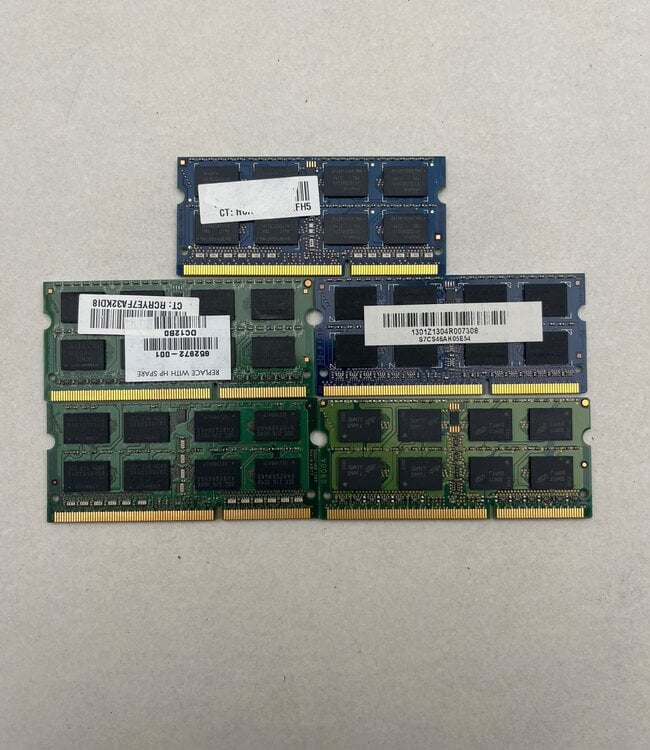 4GB | 2Rx8 PC3L-12800S | 1600 MHz | Laptop RAM geheugen