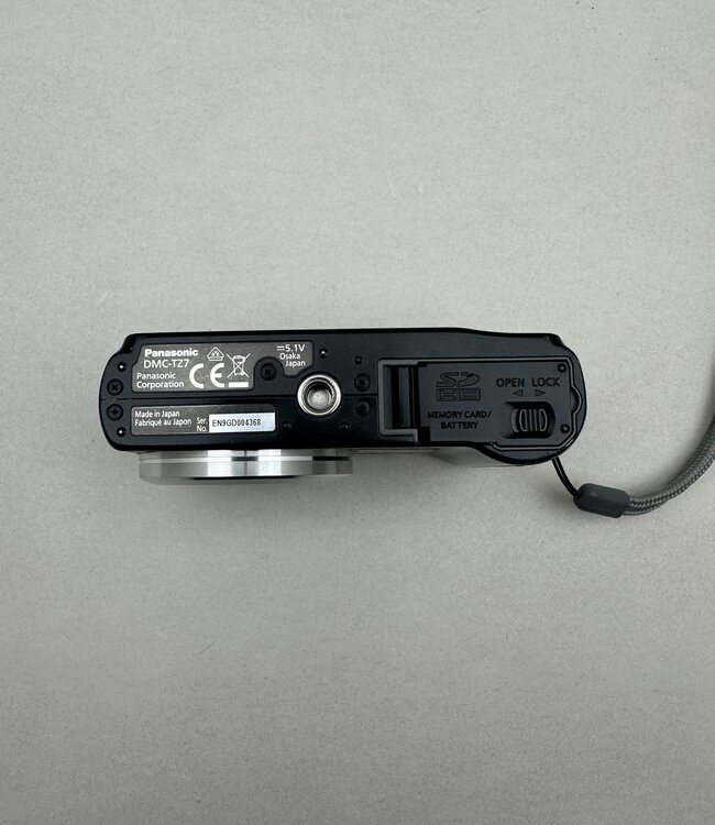 Panasonic Lumix DMC-TZ7 Digitale Camera Zwart