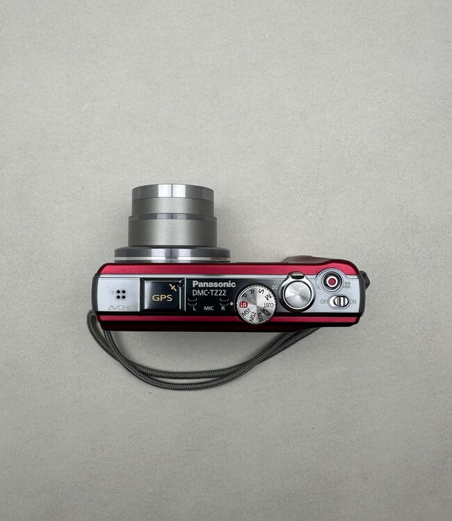 Panasonic Lumix DMC-TZ22EG Digitale Camera Rood