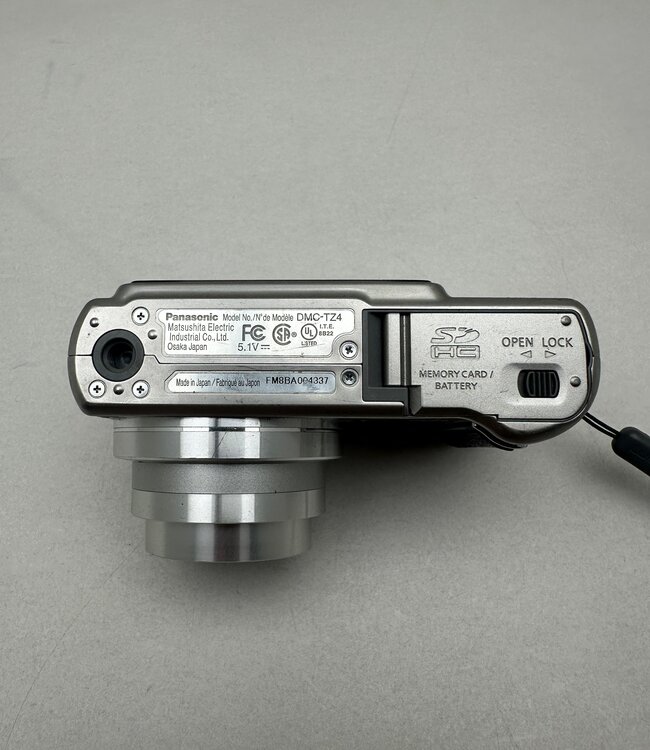 Panasonic Lumix DMC-TZ4 Digitale Camera Zilver