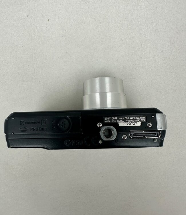 Sony Cyber-Shot DSC-W210 Digitale Camera Zwart
