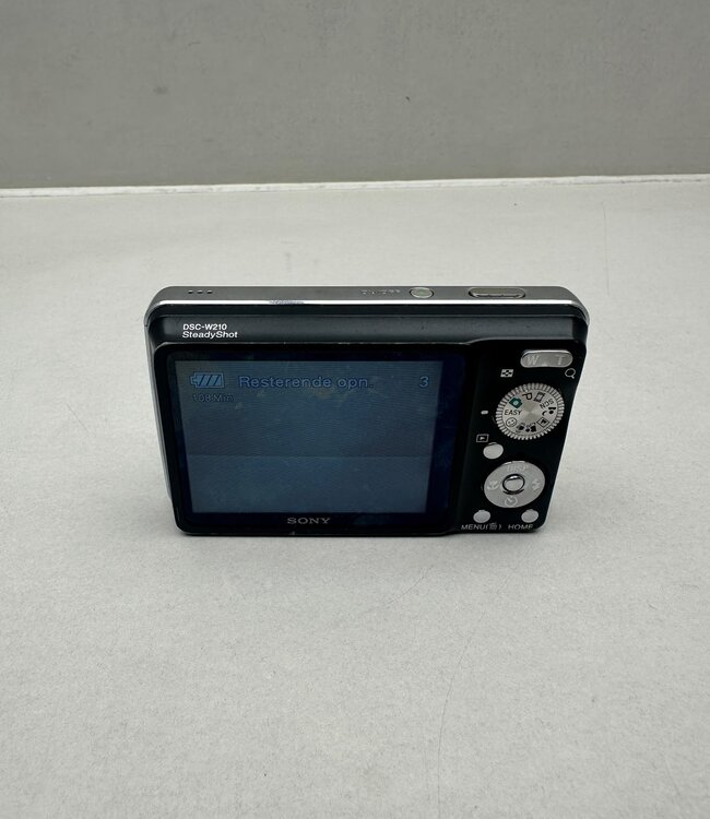 Sony Cyber-Shot DSC-W210 Digitale Camera Zwart