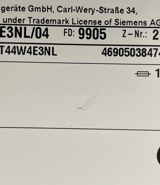 Siemens IQ500 Warmtepompdroger (WT44W4E3NL) 8kg