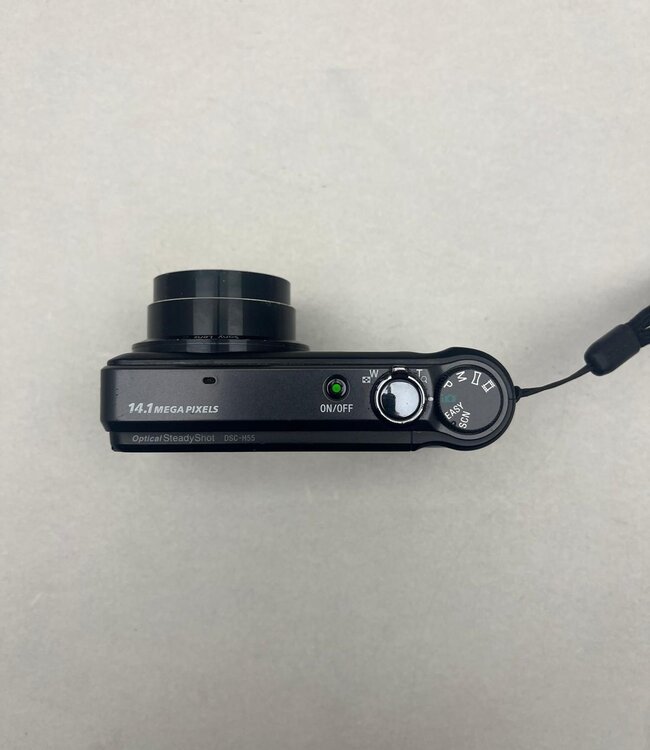 Sony Cyber-Shot DSC-H55 Digitale Camera Zwart