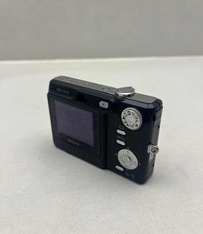 Sony Cyber-Shot DSC-W40 Digitale Camera Zwart