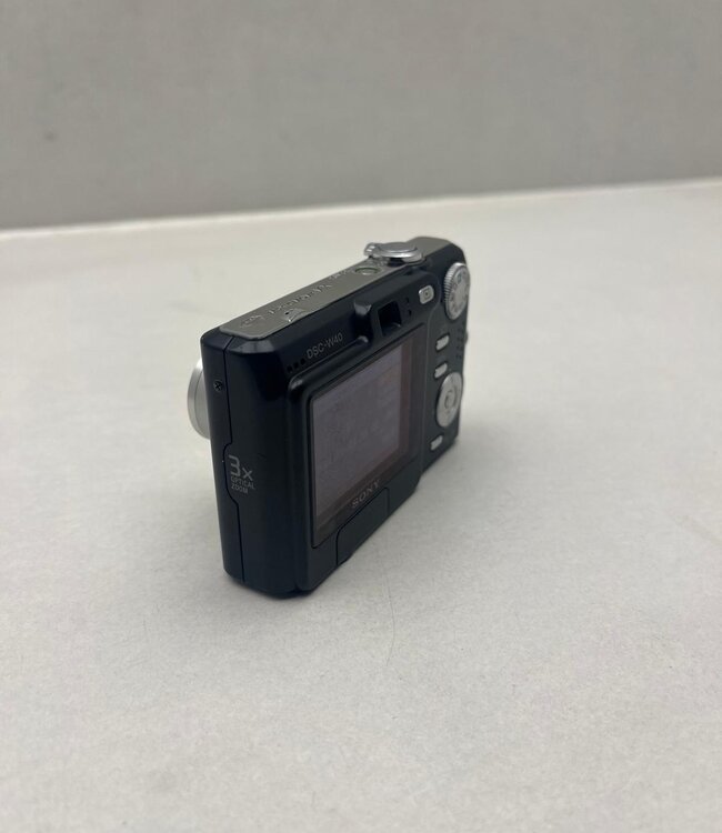 Sony Cyber-Shot DSC-W40 Digitale Camera Zwart