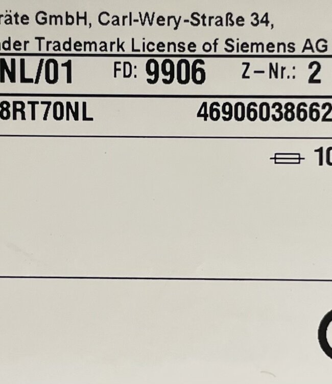 Siemens IQ500 Warmtepompdroger (WT48RT70NL) 8kg