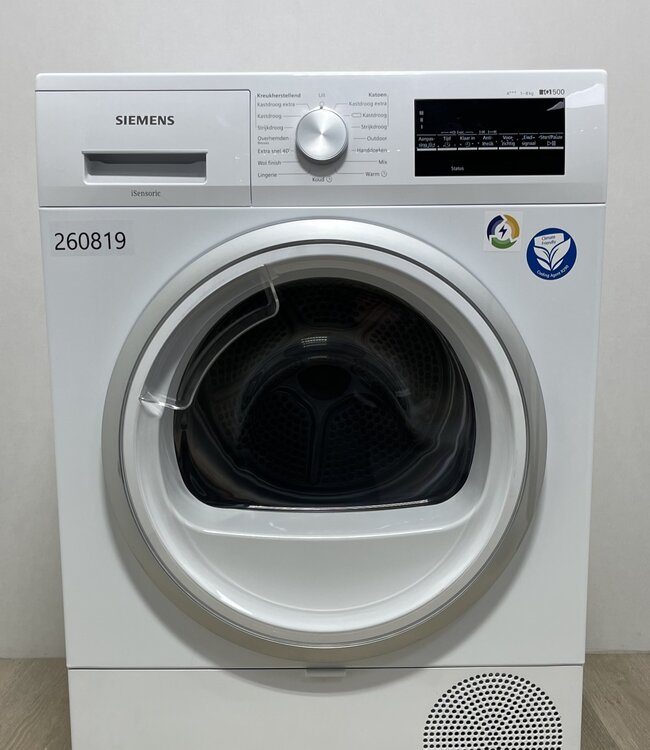 Siemens IQ500 Warmtepompdroger (WT48RT70NL) 8kg