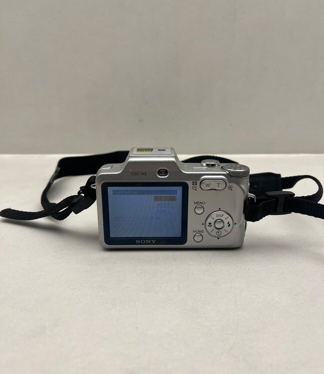 Sony Cyber-Shot DSC-H3 Digitale Camera  Zilver