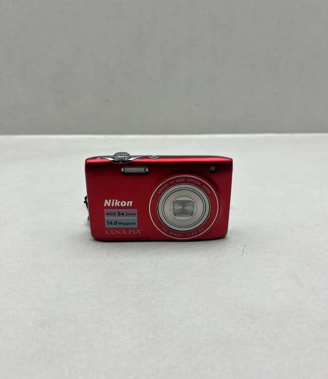 Nikon Coolpix S3100 Digitale Camera Rood