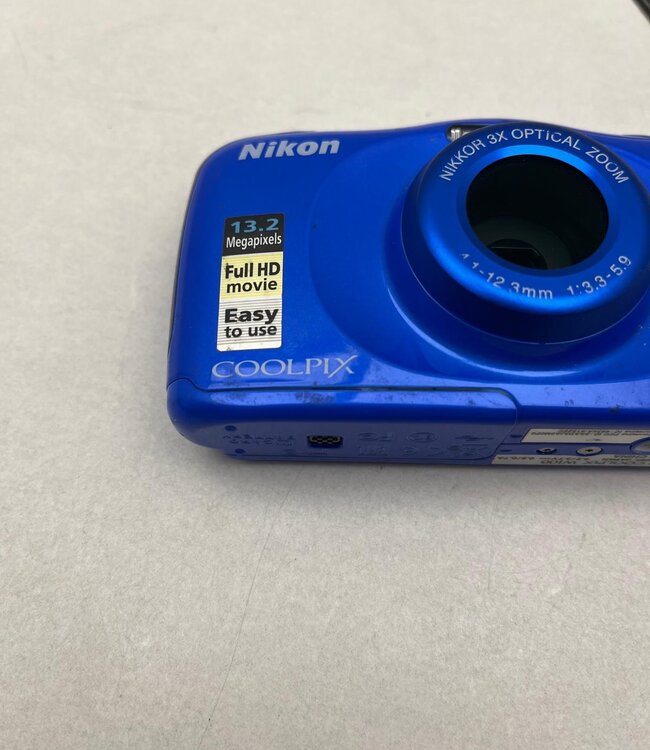 Nikon Coolpix W100 Digitale Camera Blauw