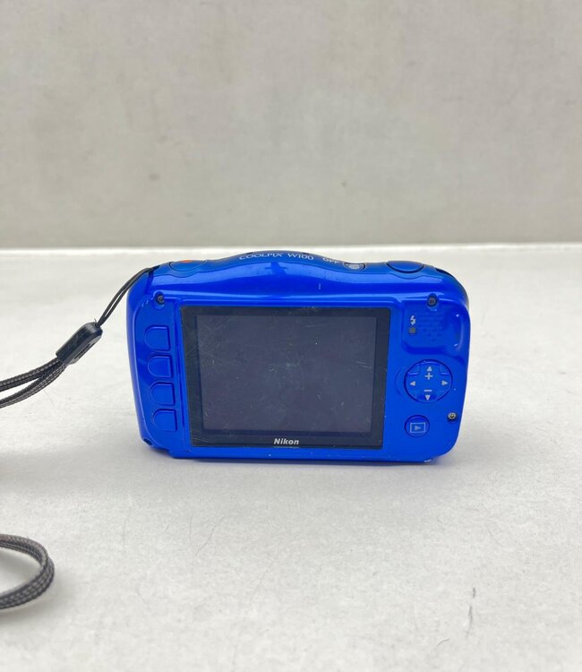 Nikon Coolpix W100 Digitale Camera Blauw