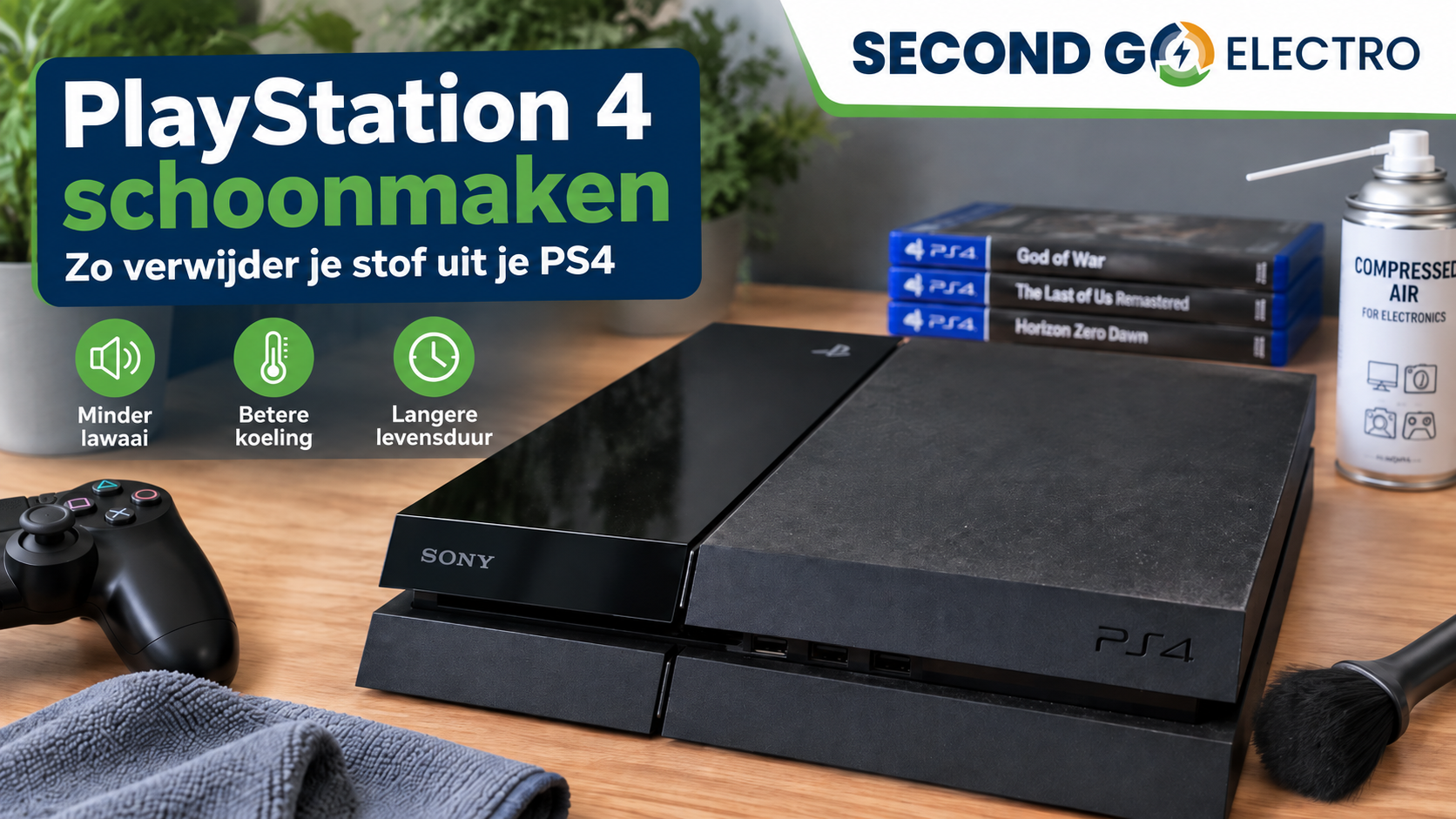 PlayStation 4 schoonmaken: zo verwijder je stof uit je PS4