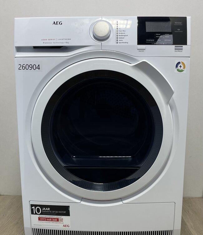 AEG 6000 Series Condensdroger (T6DB82GP) 8 kg