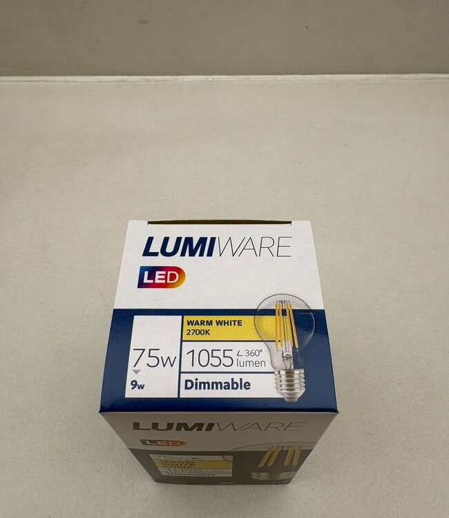 Lumiware LED A60 E27 9W 1055lm 2700K – Doos 6 stuks