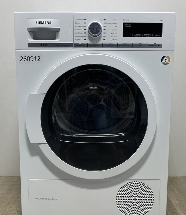 Siemens IQ700 Warmtepompdroger (WT47W562NL) 9 kg