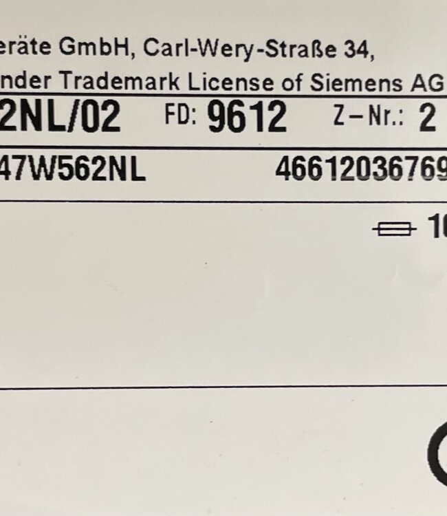 Siemens IQ700 Warmtepompdroger (WT47W562NL) 9 kg