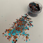 Glitter Oranje Blauw