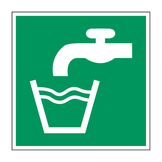 Huismerk Drinkwater pictogram