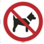 Normsigns Pictogram verboden voor honden