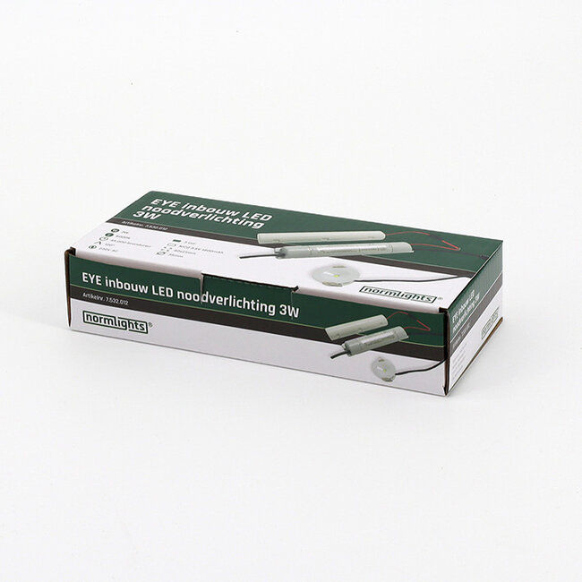 Normlights EYE recessed LED emergency lighting 3W