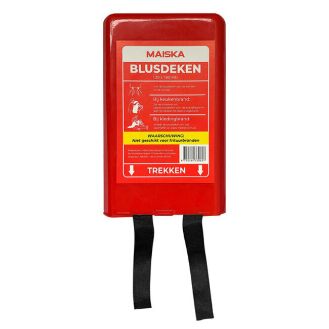 Feuerlöschdecke 1,20 x 1,80 Meter Hartschale