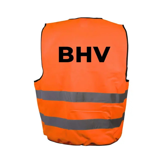 Safenorm BHV Safety vest orange front + back