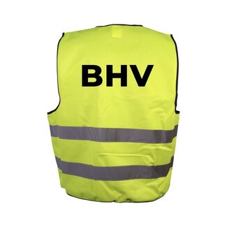 Safenorm BHV-Sicherheitsweste gelb für Vorder- und Rückseite