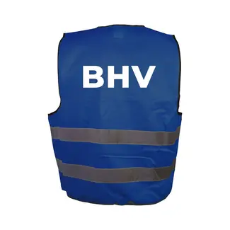 Safenorm BHV-Sicherheitsweste blau Rückseite