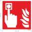 Normsigns Fire alarm system pictogram Material: Sticker, Dimensions: 200 x 200 mm