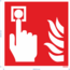 Normsigns Pictogram brandmeldinstallatie Materiaal: Fotoluminescerend, Afmeting: 150 x 150 mm