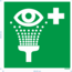 Normsigns Pictogram oogspoeling Materiaal: Sticker, Afmeting: 150 x 150 mm