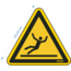 Normsigns Pictogram for slip hazard Material: Sticker, Dimensions: 315 mm