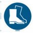 Normsigns Safety shoes required pictogram Material: PVC, Dimensions: 100 mm